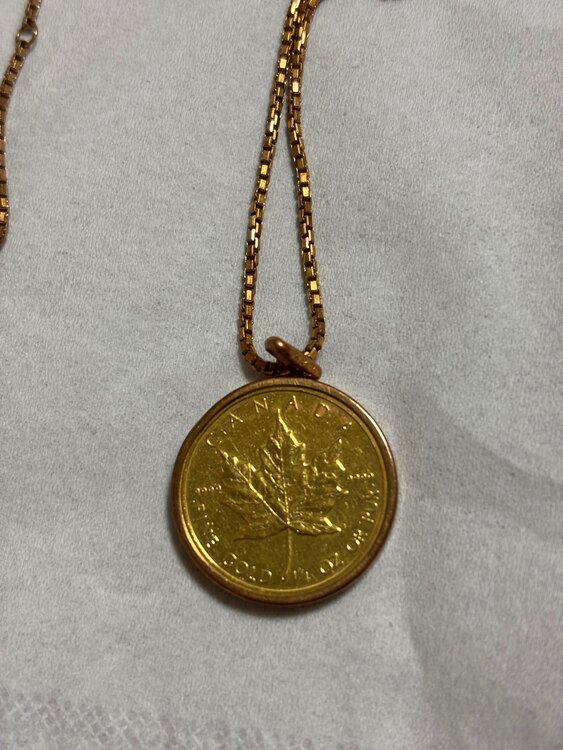 メープルリーフ金貨1/4oz（金・貴金属）の商品画像 - 査定依頼日：2025年2月24日 - 最高査定価格：180,000円