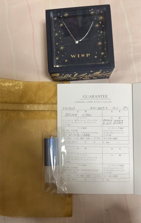 WISP 品番:QPCWP 21702（宝石）の商品画像 - 査定依頼日：2024年6月2日 - 最高査定価格：4,000円