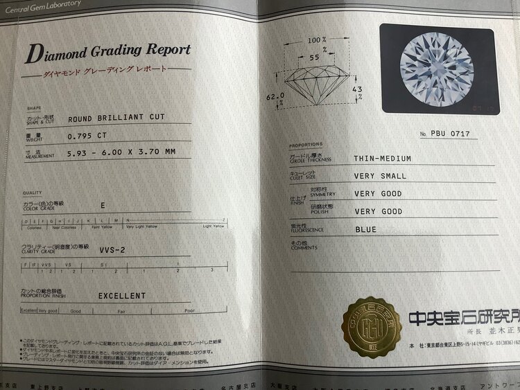 ダイヤの指輪（金・貴金属）の商品画像 - 査定依頼日：2025年5月4日 - 最高査定価格：600,000円