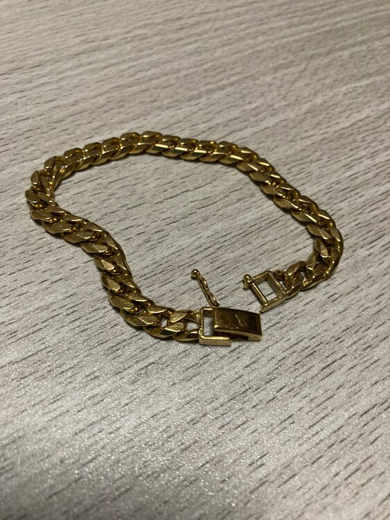 18金　30グラム喜平ブレス8面カット（金・貴金属）の商品画像 - 査定依頼日：2025年2月16日 - 最高査定価格：270,000円