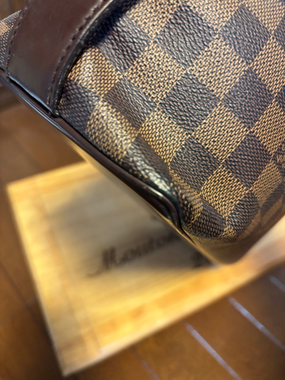 ルイヴィトン LV ダミエ チェルシー エベヌ トート/ショルダー バッグ鍵付き（ブランドバッグ）の商品画像 - 査定依頼日：2026年1月8日 - 最高査定価格：120,000円