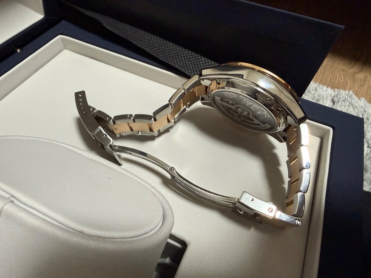 ゼニス その他 クロノマスタースポーツ6057987 SS×RG AT シルバーもじば（高級時計）の商品画像 - 査定依頼日：2026年1月18日 - 最高査定価格：1,200,000円