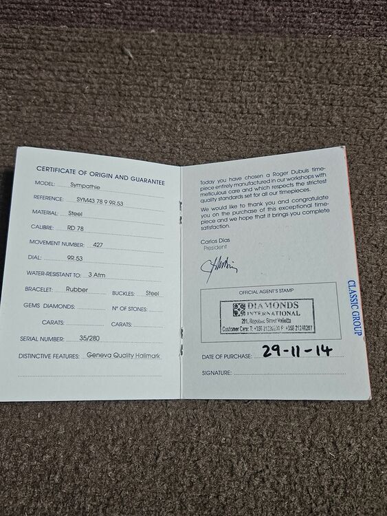 ロジェ・デュブイ その他 （高級時計）の商品画像 - 査定依頼日：2025年11月13日 - 最高査定価格：830,000円