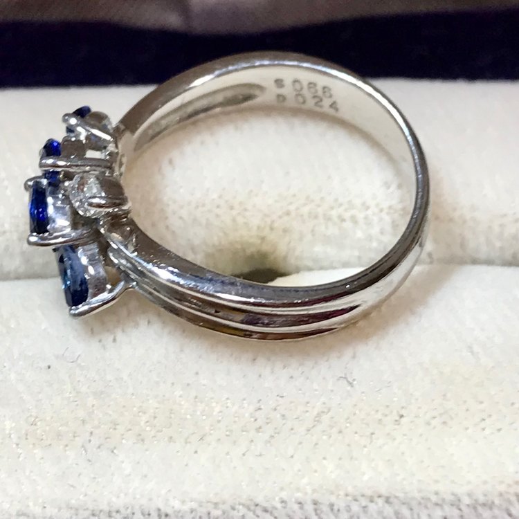 サファイアの指輪（宝石）の商品画像 - 査定依頼日：2022年12月4日 - 最高査定価格：23,000円