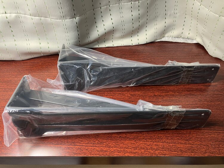 Panasonic スチールアングル　350 x2個　ブラック（家具・寝具）の商品画像 - 査定依頼日：2025年5月21日