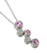 ティファニー　バブルネックレス　ピンクサファイア✖️ダイヤモンド　PT950（宝石）の商品画像 - 査定依頼日：2025年10月28日 - 最高査定価格：85,000円