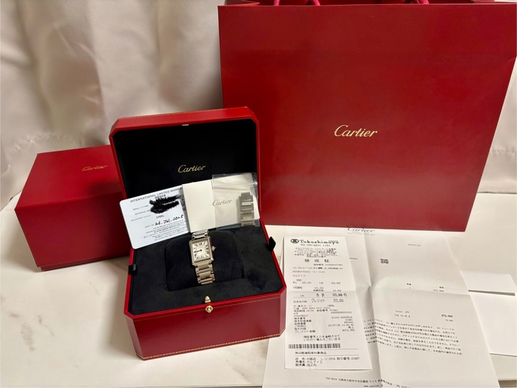 カルティエ タンク （高級時計）の商品画像 - 査定依頼日：2026年4月26日 - 最高査定価格：620,000円