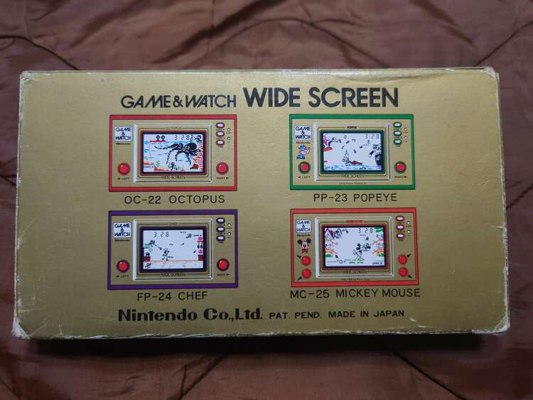 ゲームウォッチ任天堂ワイドスクリーンPR-21（ゲーム機本体・ゲームソフト）の商品画像 - 査定依頼日：2025年4月2日 - 最高査定価格：6,300円