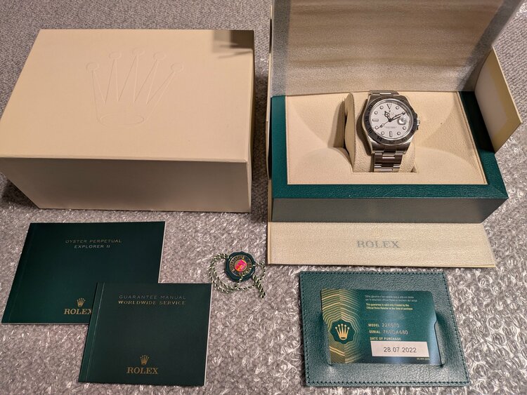 エクスプローラーⅡ（高級時計）の商品画像 - 査定依頼日：2026年2月7日 - 最高査定価格：1,800,000円