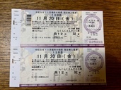 大相撲九州場所13日目「らくらく2人マスC席」2枚（チケット・金券）の商品画像 - 査定依頼日：2026年10月19日 - 最高査定価格：100,000円