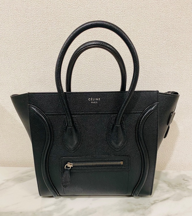 CELINE セリーヌ　ラゲージ マイクロ　黒（ブランドバッグ）の商品画像 - 査定依頼日：2025年8月7日 - 最高査定価格：90,000円
