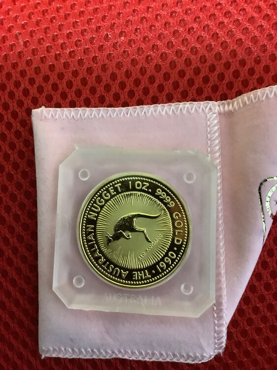 カンガルー金貨1オンス1990（金・貴金属）の商品画像 - 査定依頼日：2025年1月27日 - 最高査定価格：455,000円