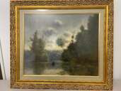 水辺の風景(ボート)（美術品・骨董品）の商品画像 - 査定依頼日：2025年2月22日 - 最高査定価格：700,000円