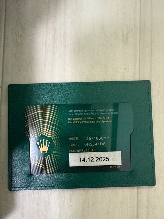 ロレックス GMTマスター 126710bln（高級時計）の商品画像 - 査定依頼日：2026年1月11日 - 最高査定価格：2,850,000円