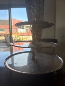 銀のアフタヌーンティー３段皿（美術品・骨董品）の商品画像 - 査定依頼日：2026年4月6日 - 最高査定価格：5,000円