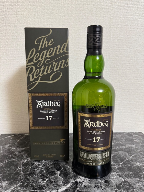 Ardbeg 17年（お酒）の商品画像 - 査定依頼日：2025年11月2日 - 最高査定価格：14,000円