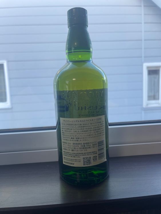 白州（お酒）の商品画像 - 査定依頼日：2026年2月6日 - 最高査定価格：9,000円