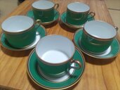 廃盤リチャードジノリのインペログリーンのコーヒーカップ5客（美術品・骨董品）の商品画像 - 査定依頼日：2026年7月25日 - 最高査定価格：5,000円
