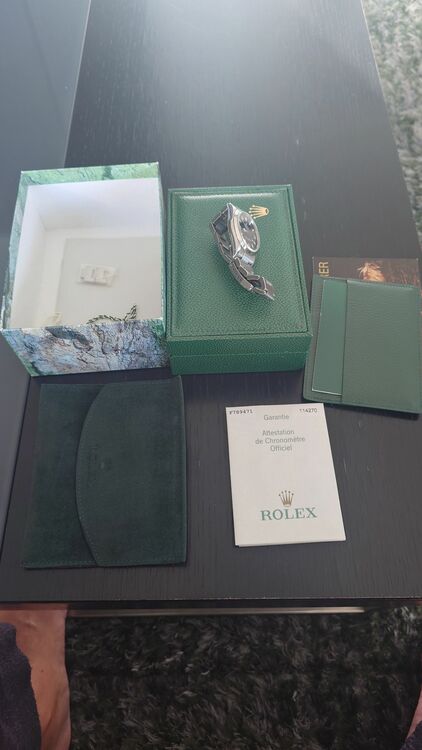 ロレックス エクスプローラー 114270（高級時計）の商品画像 - 査定依頼日：2025年11月22日 - 最高査定価格：1,000,000円