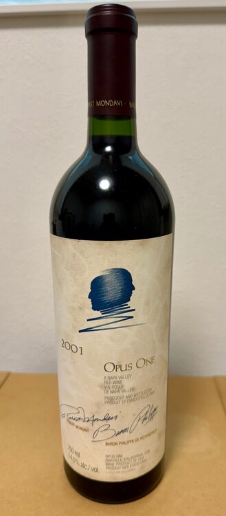 オーパスワン 2001（お酒）の商品画像 - 査定依頼日：2025年4月1日 - 最高査定価格：40,000円