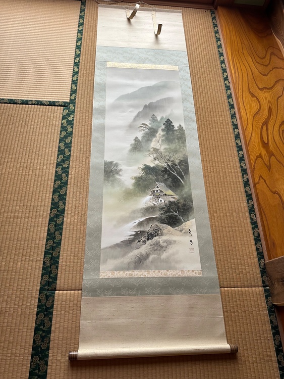 山村風景（美術品・骨董品）の商品画像 - 査定依頼日：2026年9月8日 - 最高査定価格：100,000円