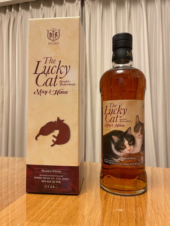 マルス ザ・ラッキーキャット メイ&ハナ（お酒）の商品画像 - 査定依頼日：2026年2月25日 - 最高査定価格：6,000円
