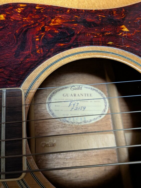 アコースティックギター多分、1972年モデル（ピアノ・楽器・PA機材）の商品画像 - 査定依頼日：2026年2月9日 - 最高査定価格：180,000円