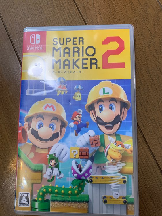 スーパーマリオメーカー2（ゲーム機本体・ゲームソフト）の商品画像 - 査定依頼日：2023年8月20日 - 最高査定価格：2,600円