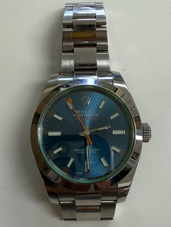 ロレックス ミルガウス 2016ねんし（高級時計）の商品画像 - 査定依頼日：2025年5月3日 - 最高査定価格：1,550,000円