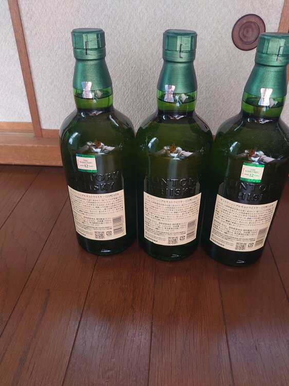 白州12年（お酒）の商品画像 - 査定依頼日：2026年10月8日 - 最高査定価格：55,500円