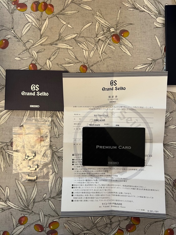 SBGA105（高級時計）の商品画像 - 査定依頼日：2025年8月23日 - 最高査定価格：420,000円