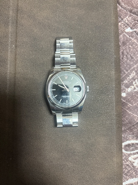 ロレックス デイトジャスト 116200あ（高級時計）の商品画像 - 査定依頼日：2026年3月2日 - 最高査定価格：1,100,000円