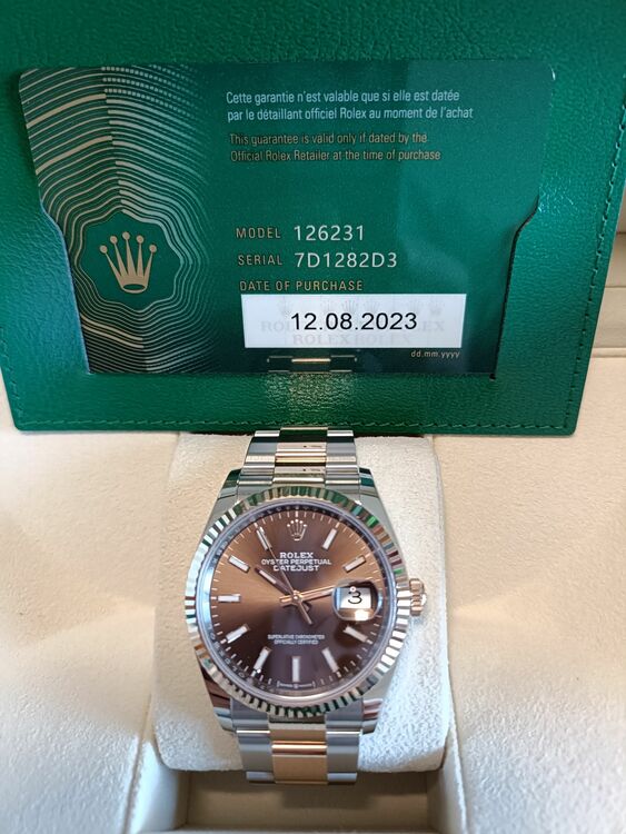 エバーローズゴールド36mm（高級時計）の商品画像 - 査定依頼日：2025年6月29日 - 最高査定価格：1,750,000円