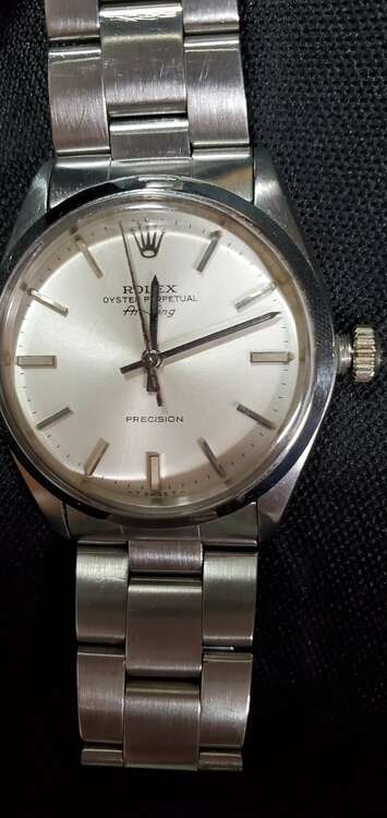 ロレックス エアキング 5500（高級時計）の商品画像 - 査定依頼日：2024年8月15日 - 最高査定価格：850,000円