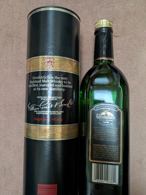 Glenfiddich Pure Malt Scotch Whisky（お酒）の商品画像 - 査定依頼日：2025年10月28日 - 最高査定価格：1,000円