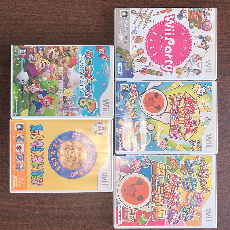 Wiiソフト5タイトル（ゲーム機本体・ゲームソフト）の商品画像 - 査定依頼日：2020年3月19日 - 最高査定価格：400円