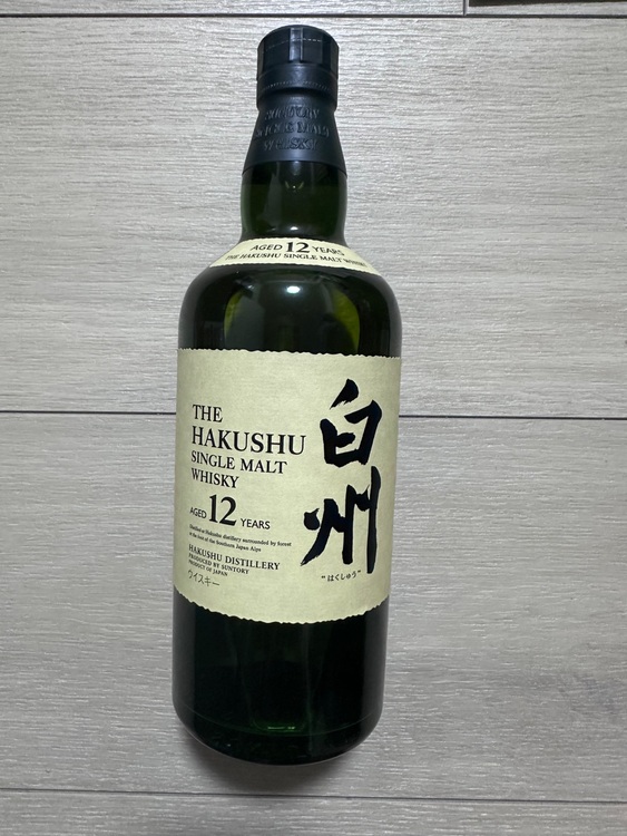 サントリー白州12年 カタログ入り箱付き（お酒）の商品画像 - 査定依頼日：2025年11月18日 - 最高査定価格：18,500円
