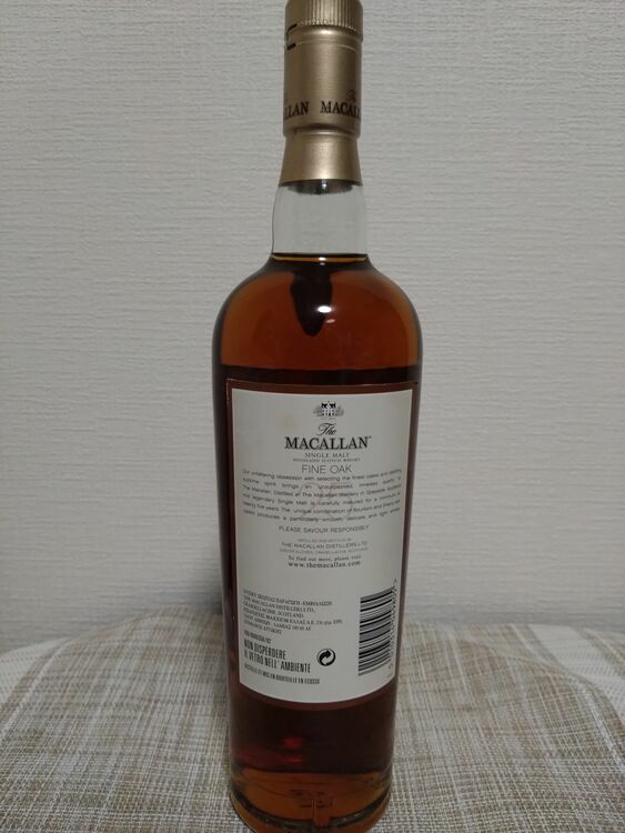 マッカランファインオーク　25年（お酒）の商品画像 - 査定依頼日：2025年7月9日 - 最高査定価格：373,000円