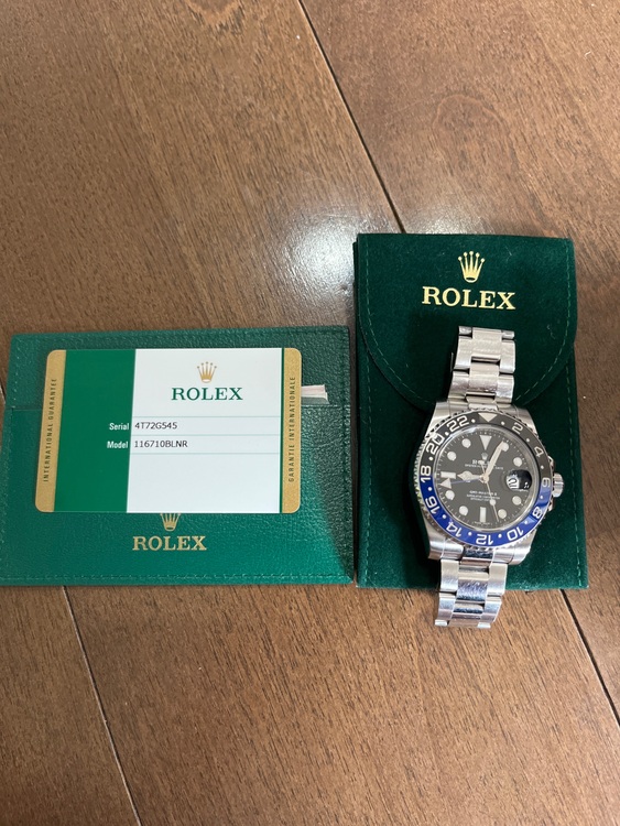 ロレックス GMTマスター 116710bln（高級時計）の商品画像 - 査定依頼日：2025年6月25日 - 最高査定価格：2,170,000円