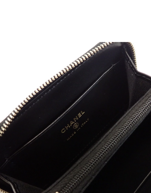 シャネル ジップ コインパース AP4658 キャビアスキン ブラック（ブランド財布・小物）の商品画像 - 査定依頼日：2026年4月1日 - 最高査定価格：50,000円