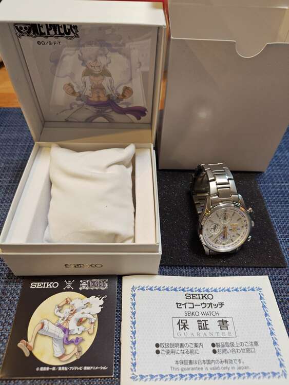 セイコー その他 セイコー ×ワンピース モンキー D ルフィ ギア5 エディション 7T92-HDH0 SS QZ シルバー文字盤（高級時計）の商品画像 - 査定依頼日：2025年5月2日 - 最高査定価格：70,000円