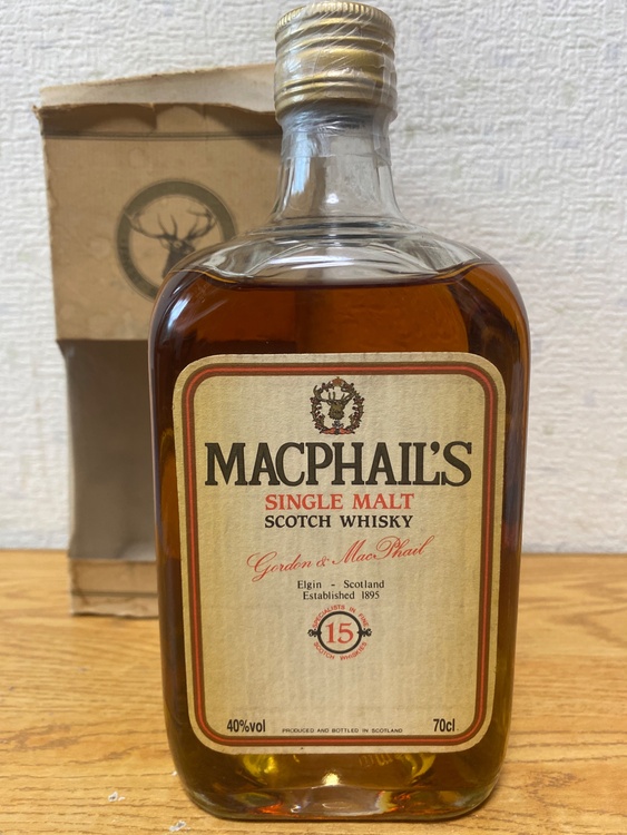 マクファイルシングルモルト　エルギン15年　700ml40%（お酒）の商品画像 - 査定依頼日：2026年1月7日 - 最高査定価格：16,000円