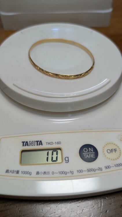 14K　ハワイアンジュエリーバングル（金・貴金属）の商品画像 - 査定依頼日：2025年12月20日 - 最高査定価格：133,000円