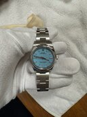 パーペチュアル31 ターコイズ（高級時計）の商品画像 - 査定依頼日：2025年2月27日 - 最高査定価格：1,400,000円