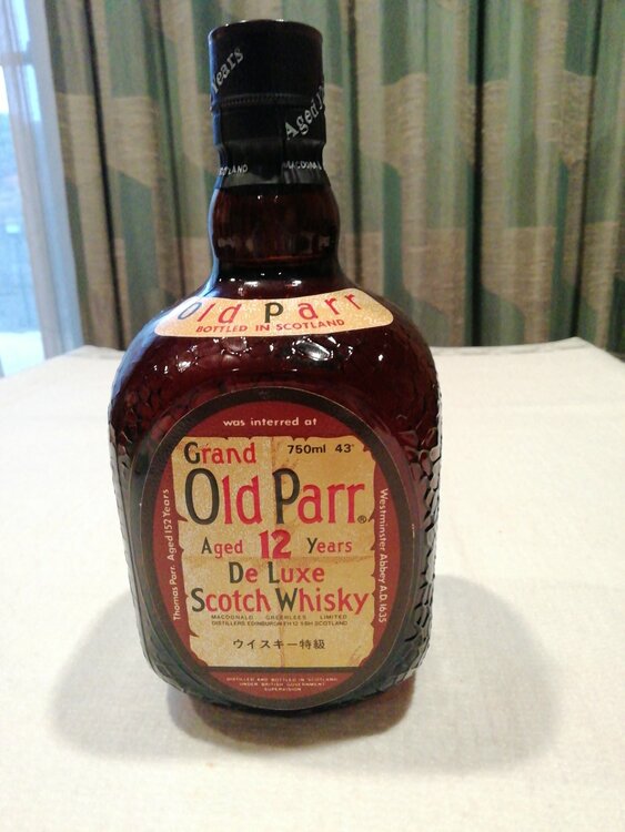 オールドパー12年（お酒）の商品画像 - 査定依頼日：2026年2月27日 - 最高査定価格：1,000円