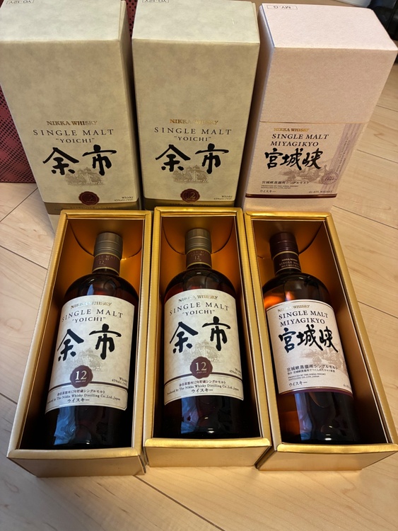 ウイスキー ニッカ 余市 （お酒）の商品画像 - 査定依頼日：2026年1月25日 - 最高査定価格：70,000円