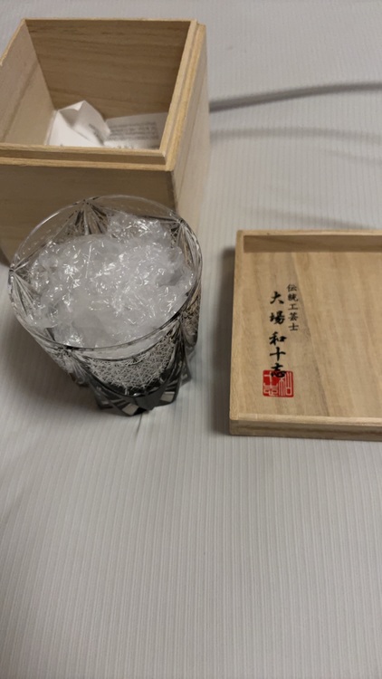 江戸切子　大場和十志（美術品・骨董品）の商品画像 - 査定依頼日：2025年9月11日 - 最高査定価格：5,000円