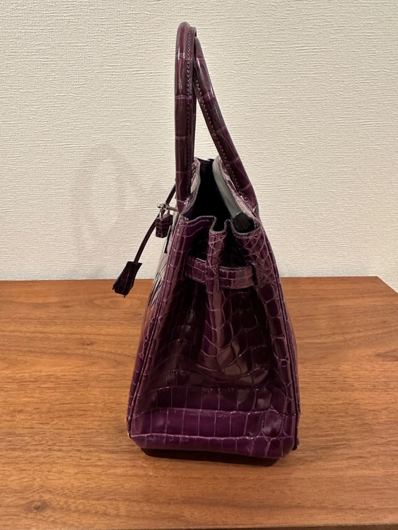 バーキン　クロコ30 超美品　アメジスト　紫色（ブランドバッグ）の商品画像 - 査定依頼日：2025年10月11日 - 最高査定価格：4,000,000円