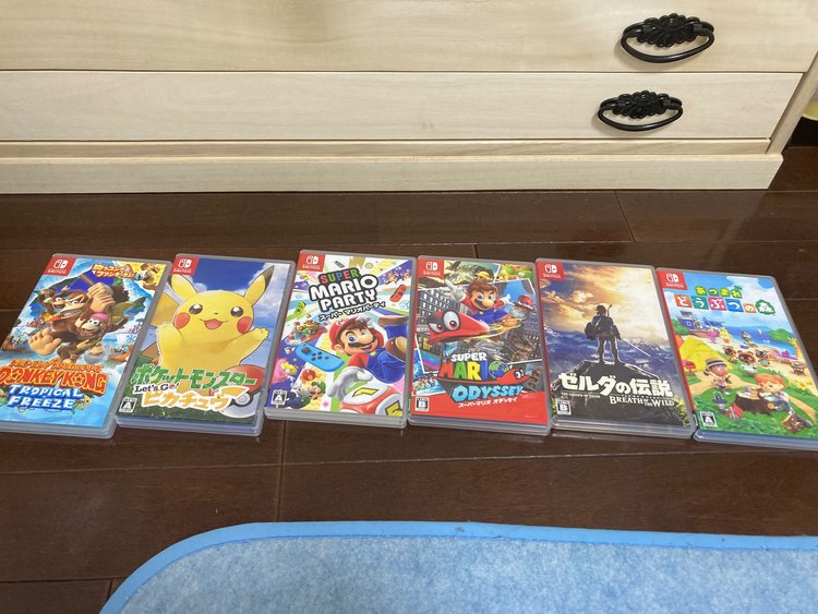 任天堂Switchソフト6本（ゲーム機本体・ゲームソフト）の商品画像 - 査定依頼日：2023年5月2日 - 最高査定価格：15,700円