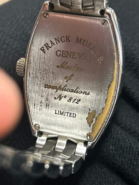 フランクミュラー トノウカーベックス （高級時計）の商品画像 - 査定依頼日：2025年5月30日 - 最高査定価格：100,000円